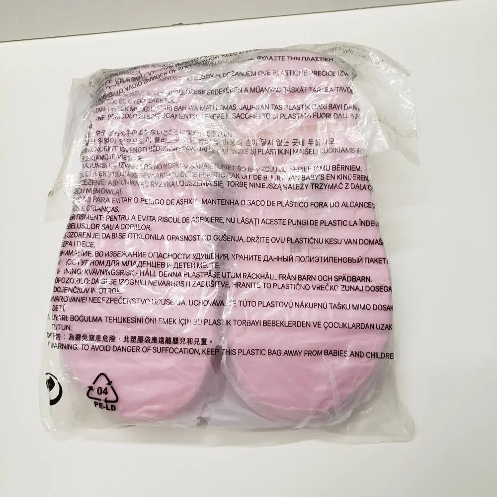 NWT H&M Girls Strappy Sandals in‎ Light pink/rainbow-colored Size US 10.5